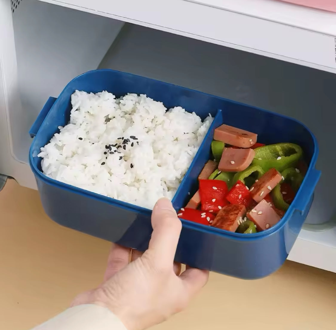 Portable Rectangle Lunch Box With Spoon And Fork, Kids School Lunch Box, Multipurpose Durable Food Case, Snack Food Storage Container Portable Rectangle Lunch Box With Spoon And Fork, Kids School Lunch Box, Multipurpose Durable Food Case, Snack Food Storage Container